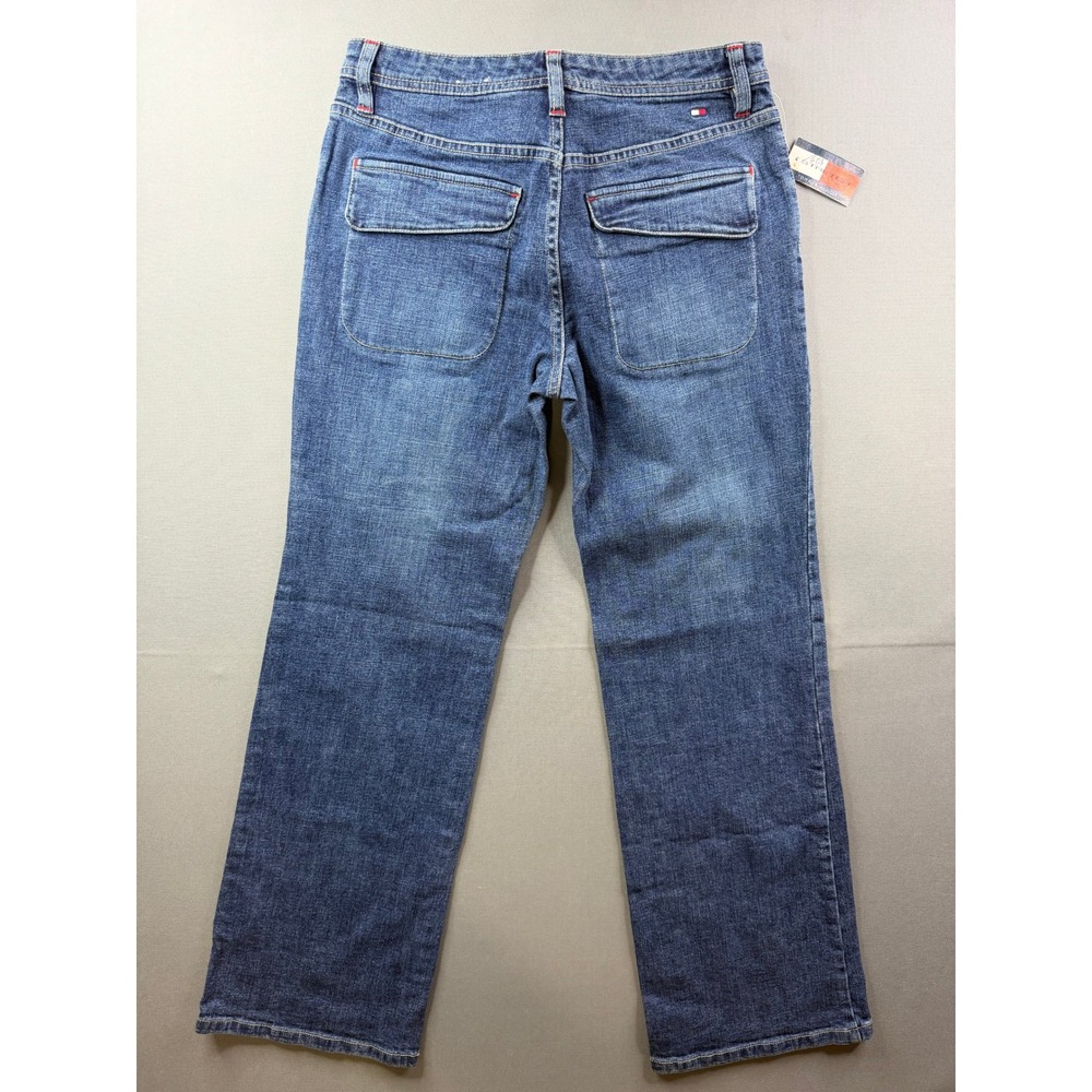 Tommy Hilfiger Jeans Womens Blue Stretch Flap Pocket 29x31